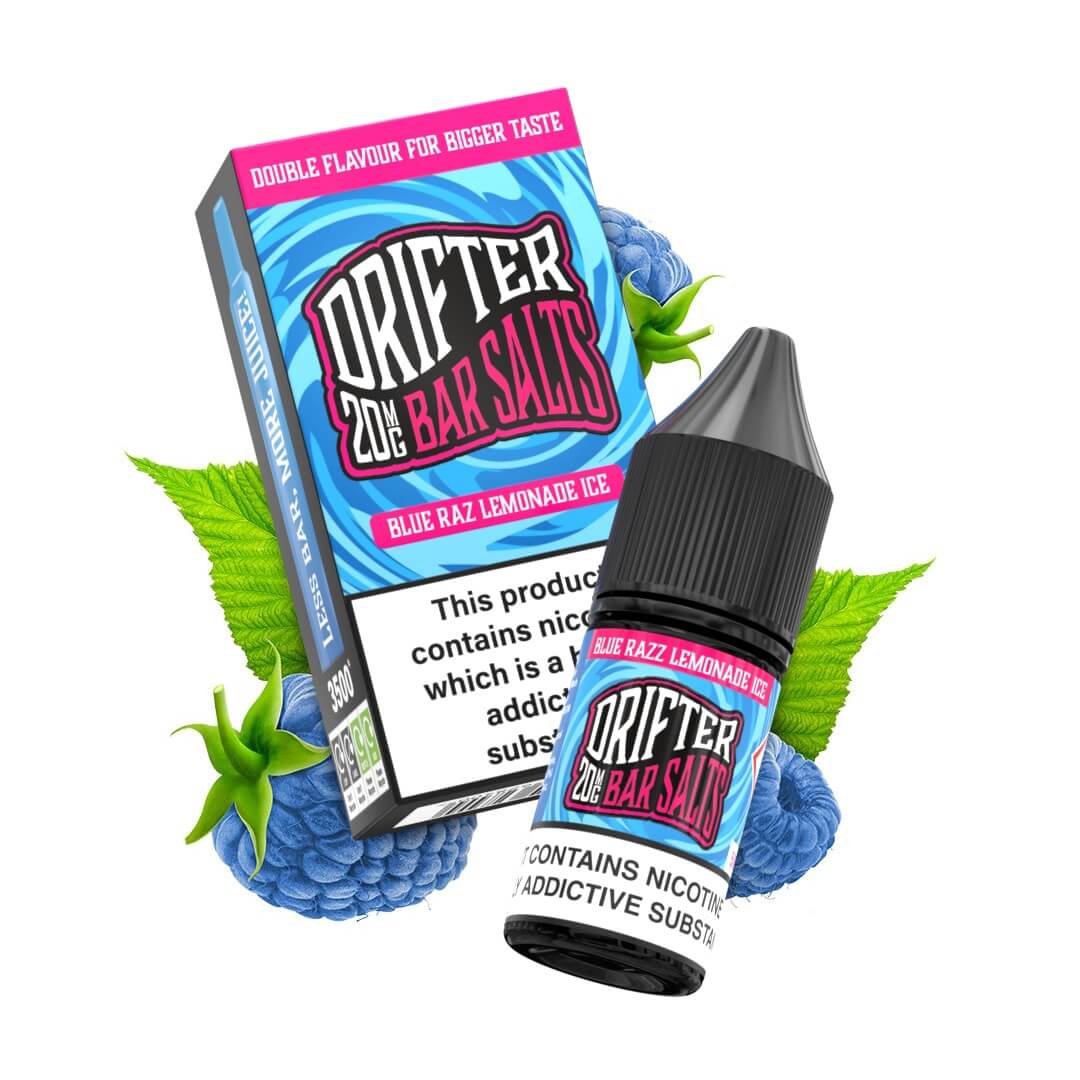 20mgDrifterBlueRazz-Lifestyle_1120x Drifter Bar Salts 10ml /20mg - Image 1